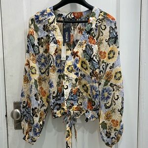 Buffalo Butterfly Print Blouse